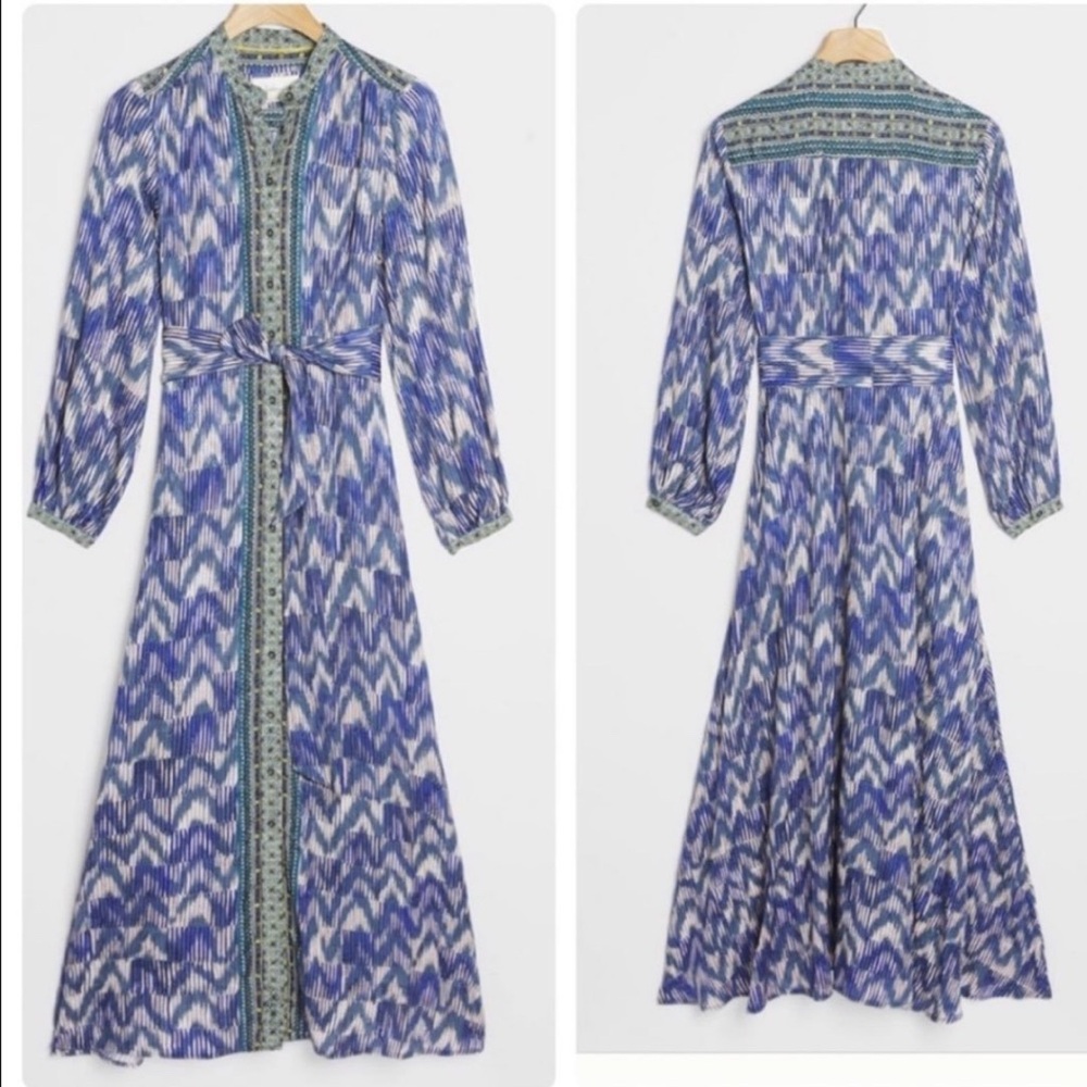 Anthropologie Vale Maxi dress XS NWT